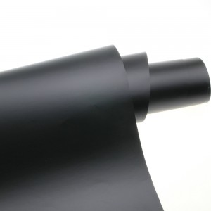 Термотрансферная плёнка МАТОВАЯ, цвет чёрный,  25 х 25 см